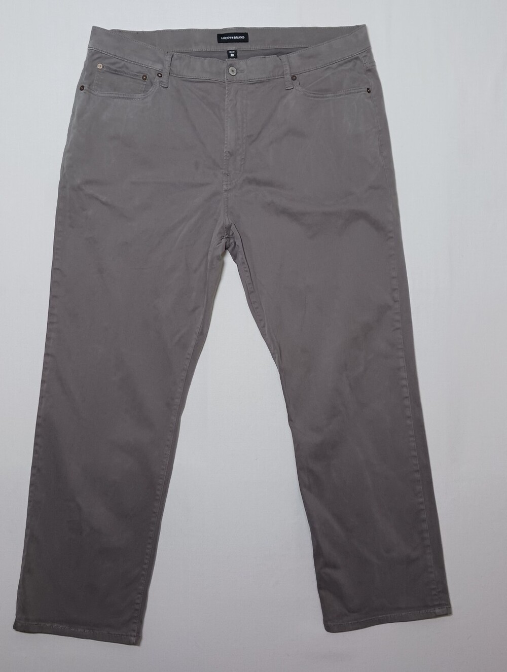 Lucky Brand Mens 363 Vintage Straight Twill Chino Pants 40X32 Gray